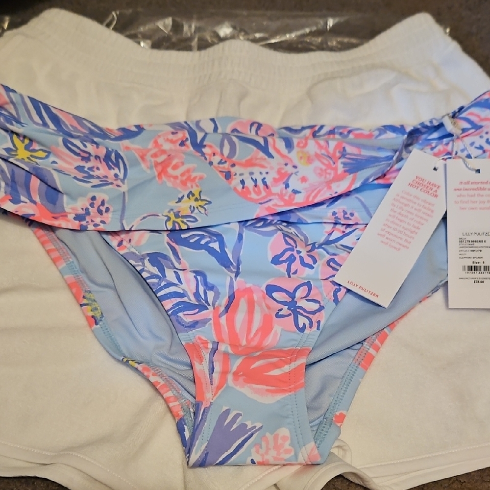Lilly Pulitzer Floral Bikini Bottom